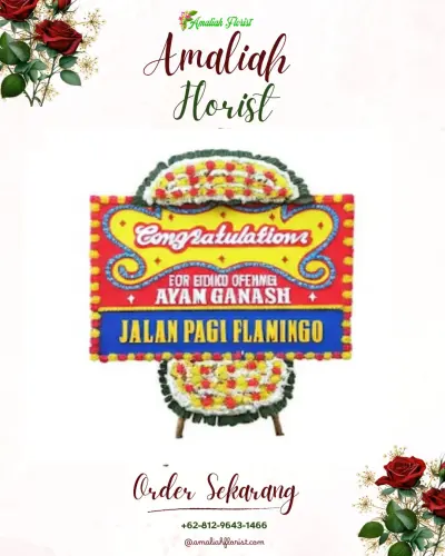 Bunga Papan Congratulation di Rempoa